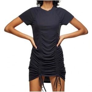 Topshop ruched mini dress